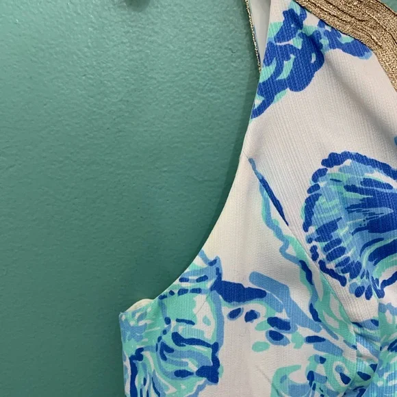 Lily Pulitzer Emery Shift Dress in Barefoot Princess in Resort White Size 4 - Picture 5 of 15
